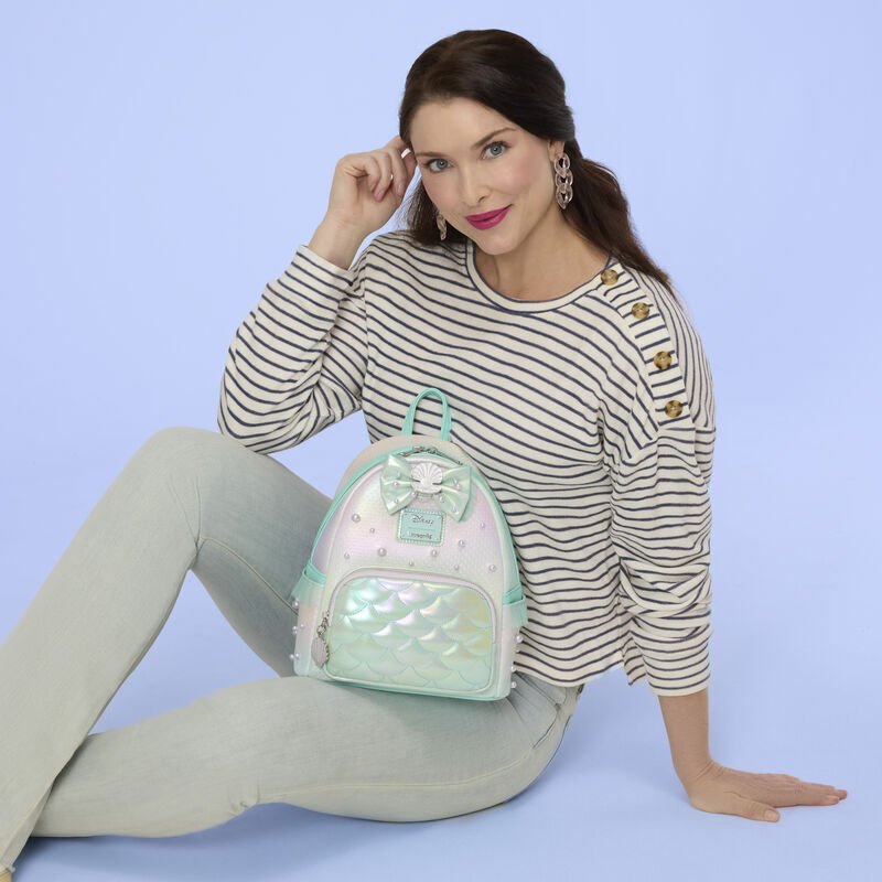 Loungefly Disney The Little Mermaid Iridescent Pearl backpack 26cm - Image 7