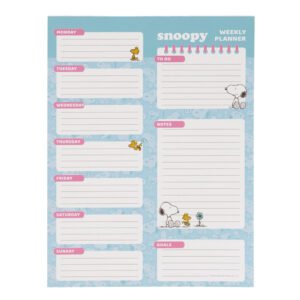 Snoopy weekly planner