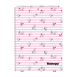 Snoopy A4 cardboard binder with flaps