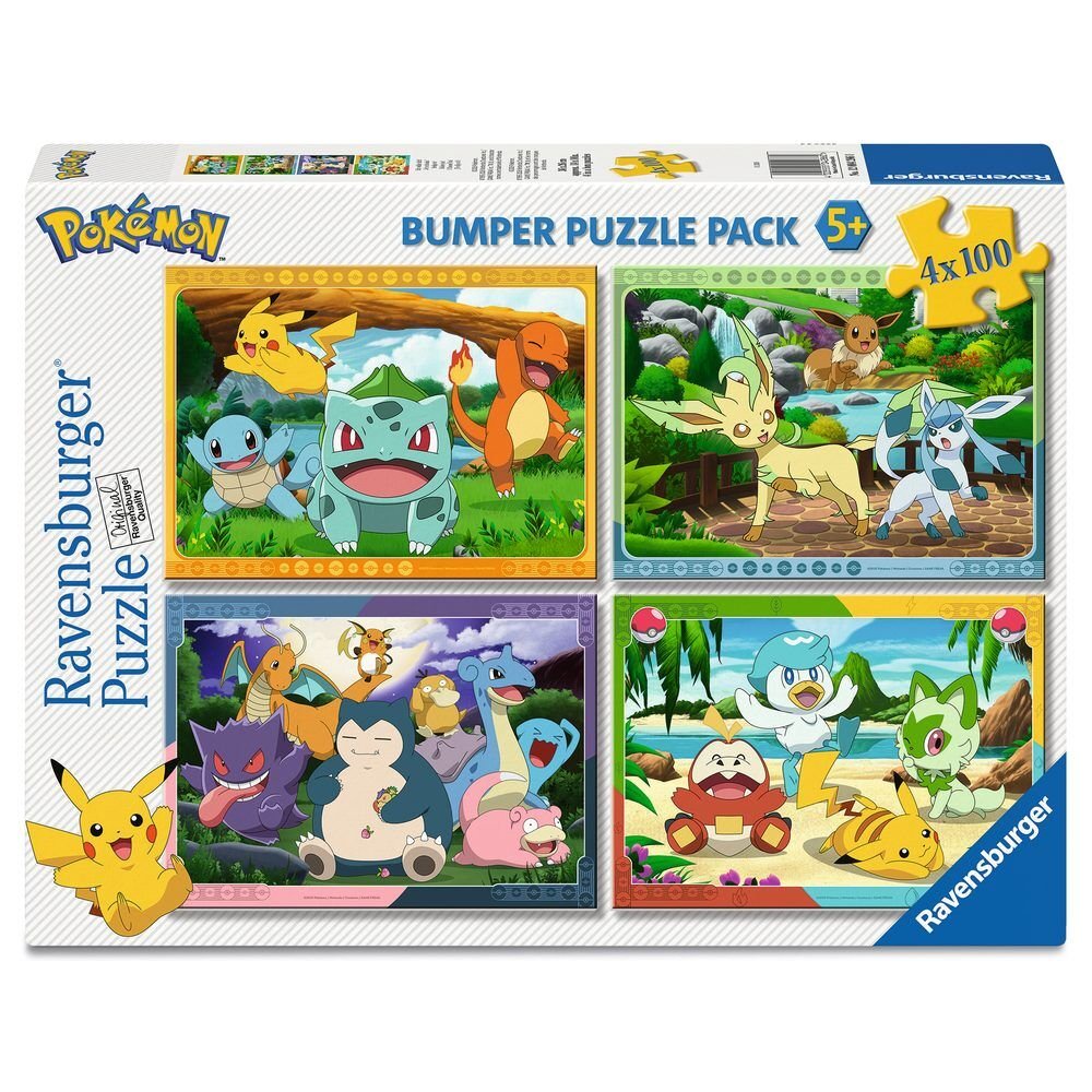 Pokemon puzzle 4x100pcs