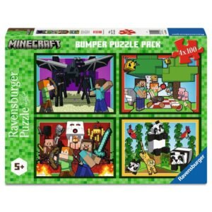 Minecraft puzzle 4x100pcs