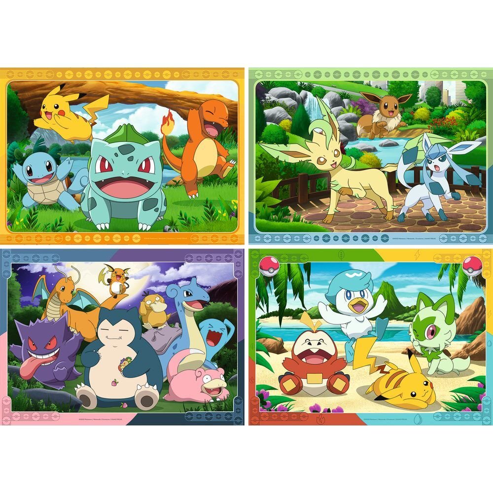 Pokemon puzzle 4x100pcs - Image 2