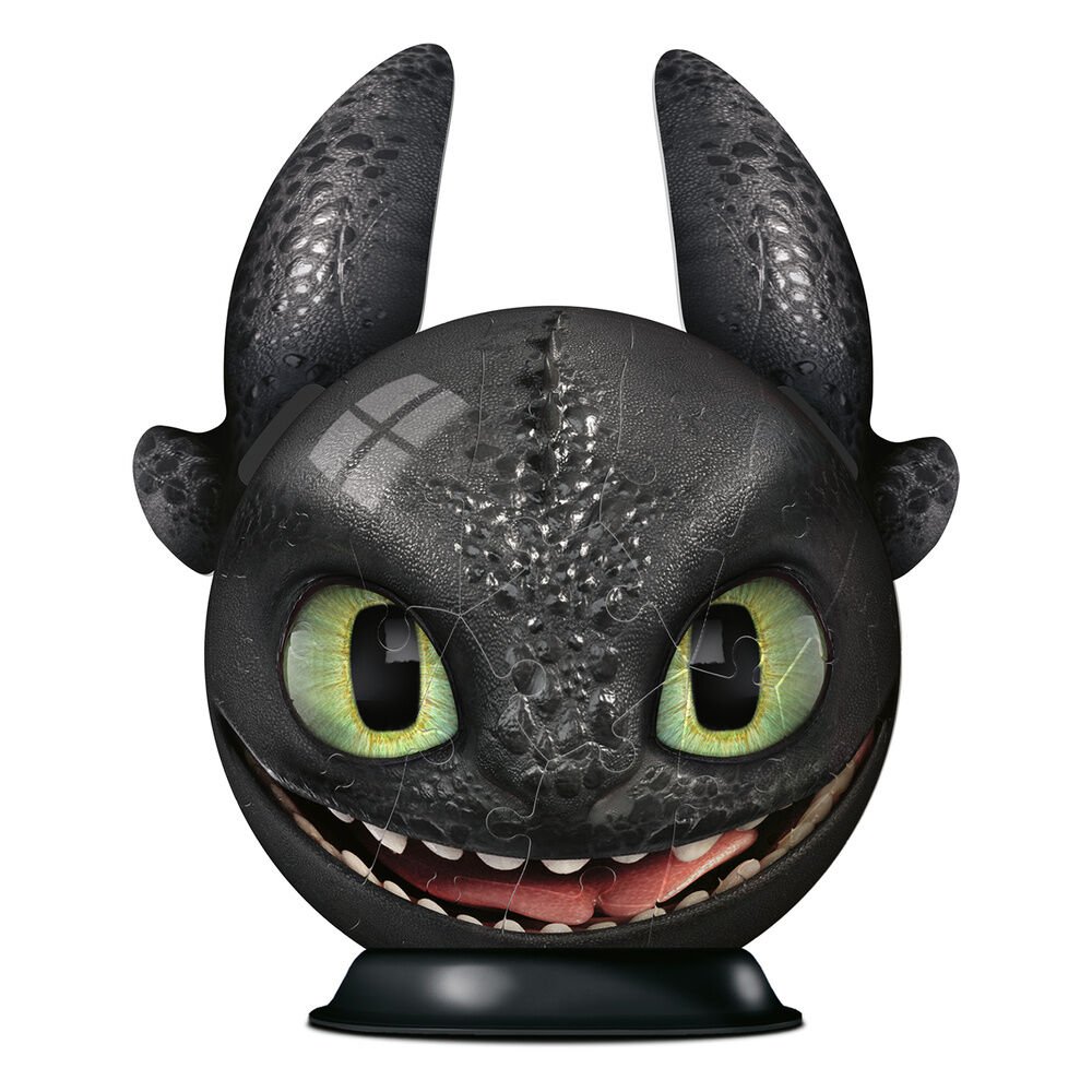 How to Train Your Dragon Toothless puzzle Ball 3D 72pcs - Image 2