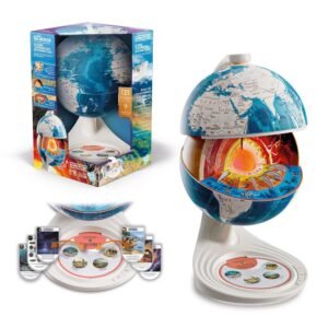 Science interactive earth layered globe
