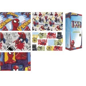 Marvel Spiderman assorted wrapping paper