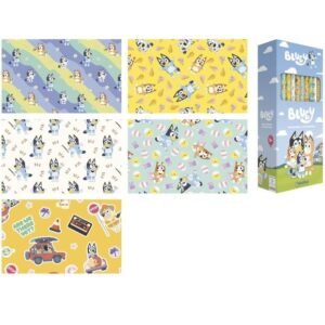 Bluey Ready assorted wrapping paper