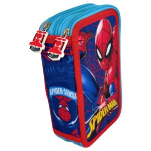 Marvel Spiderman Web triple pencil case