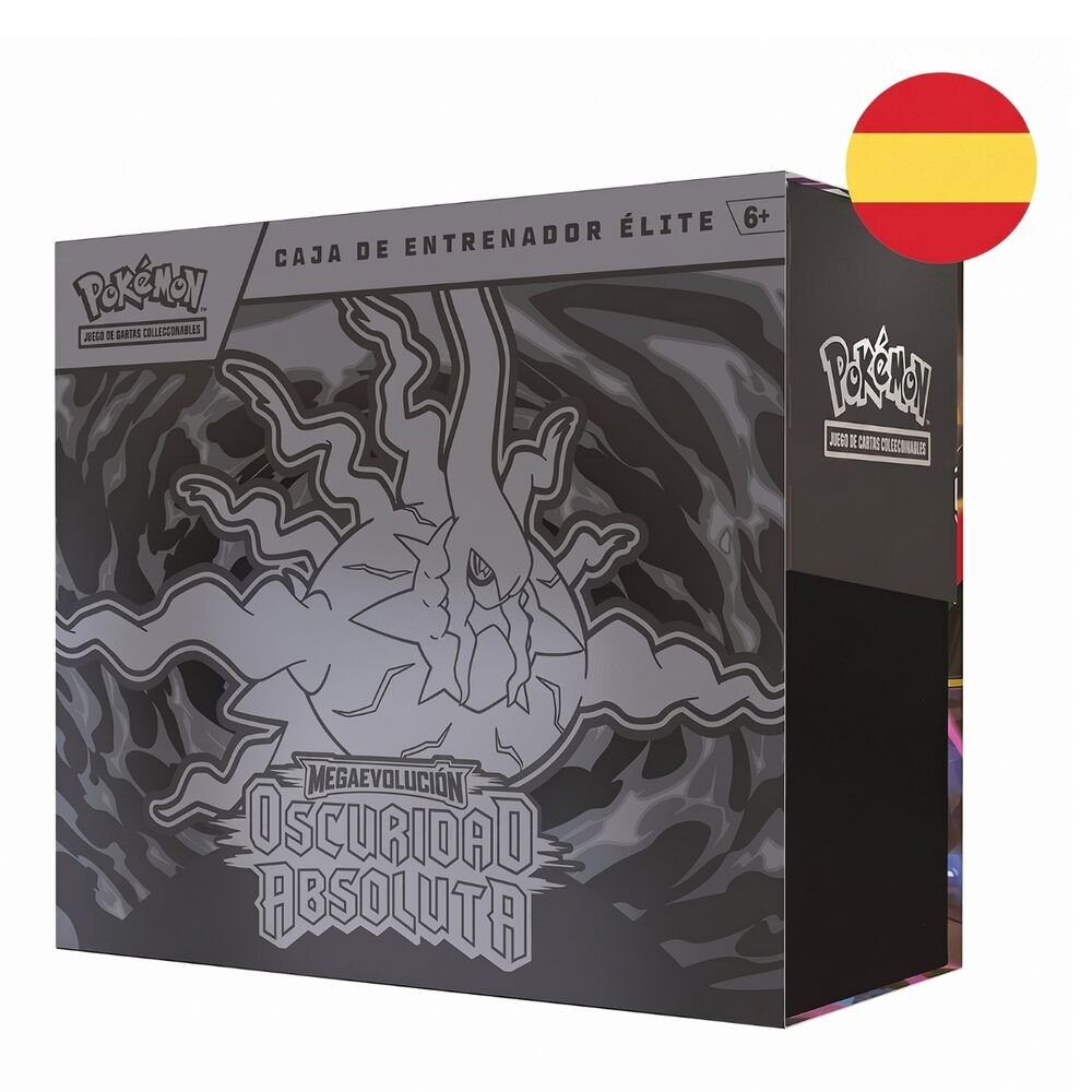 Spanish Pokemon Pitch Black Mega Evolution Expansion Elite Trainer Card game case - Image 3