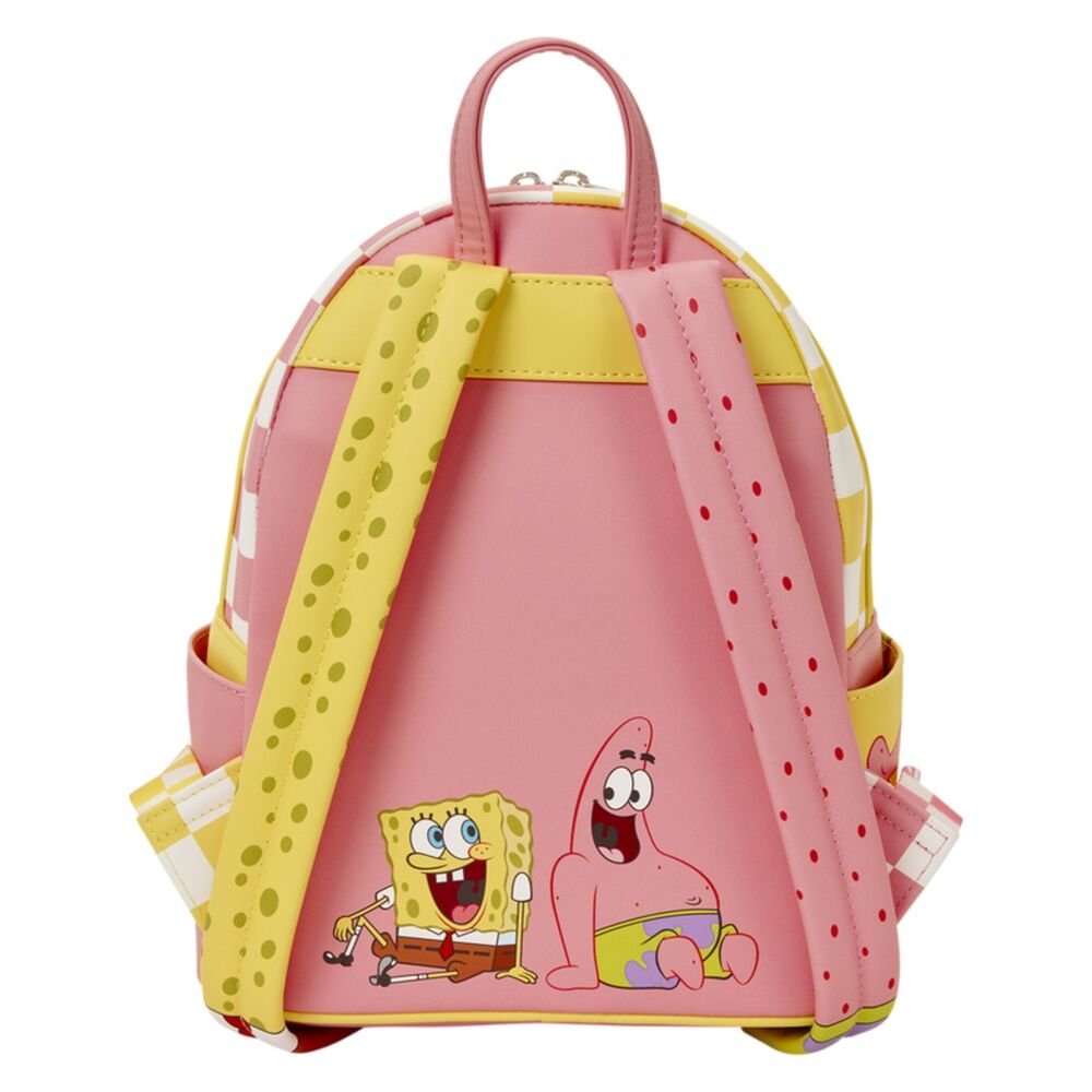 Loungefly SpongeBob SquarePants & Patrick Star Checkered backpack 26cm - Image 3