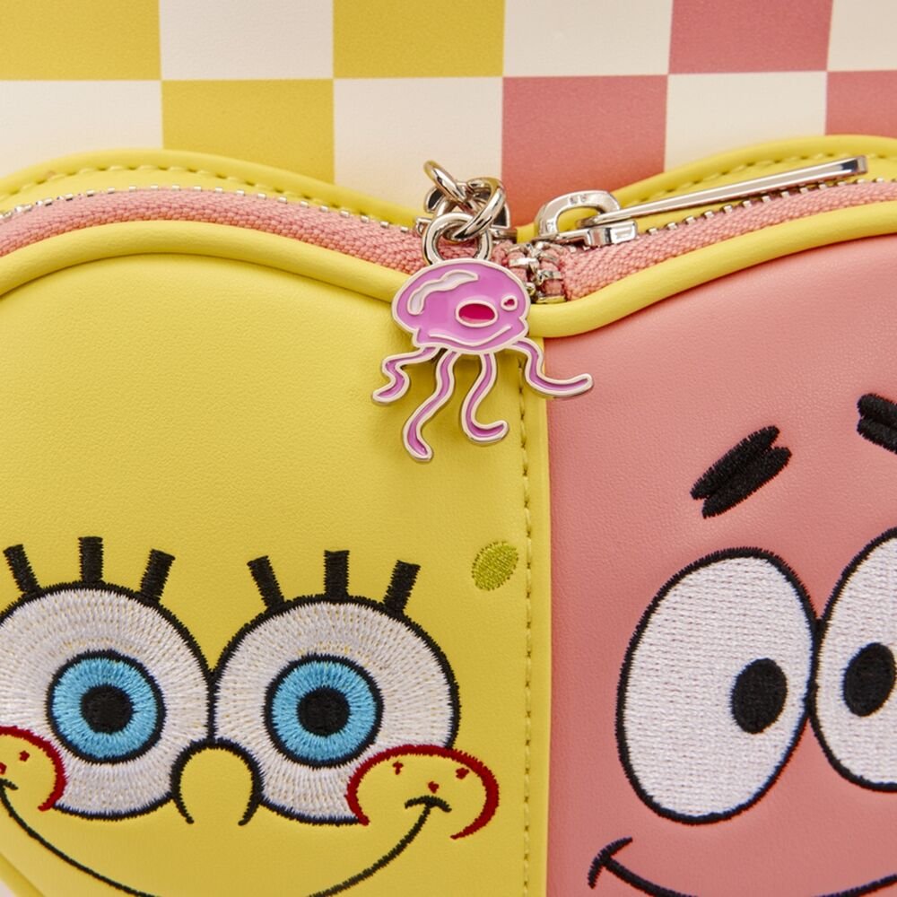 Loungefly SpongeBob SquarePants & Patrick Star Checkered backpack 26cm - Image 6