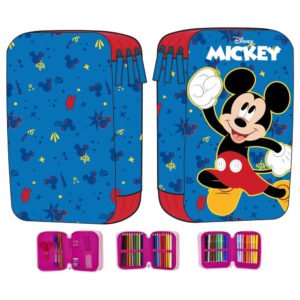 Disney Mickey triple pencil case