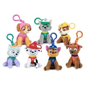 Paw Patrol assorted plush keychain 10cm