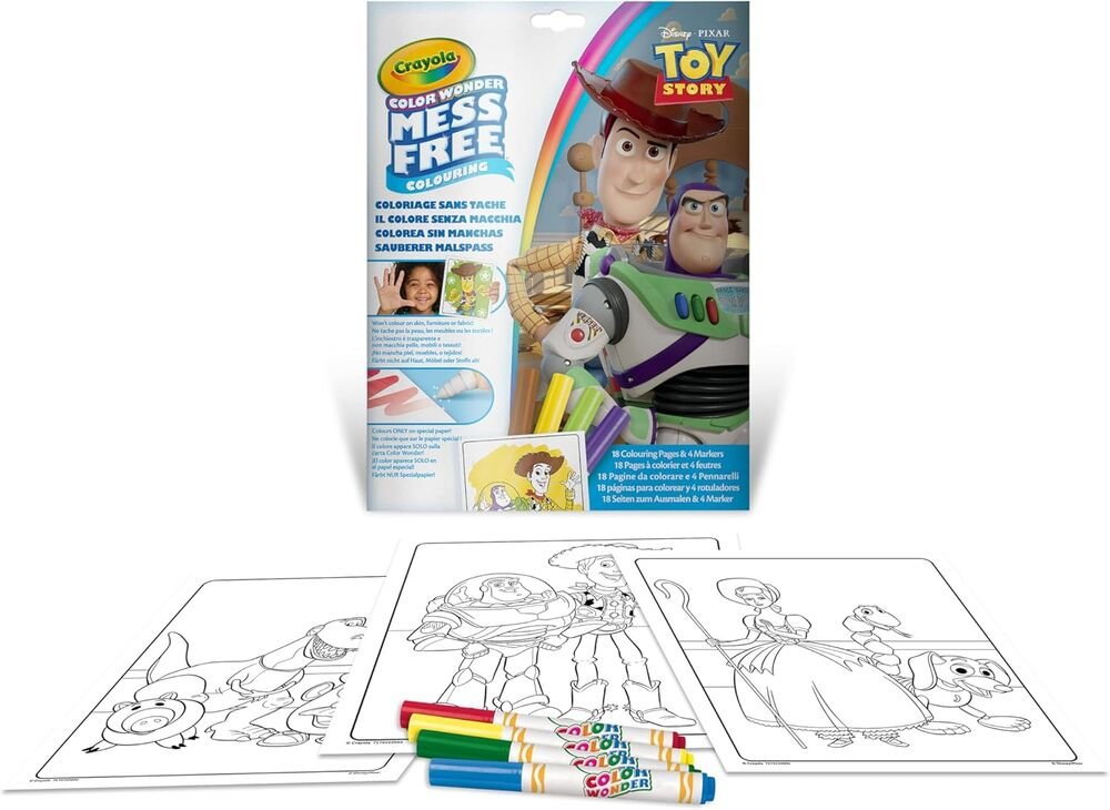 Disney Toy Story colour without smudges