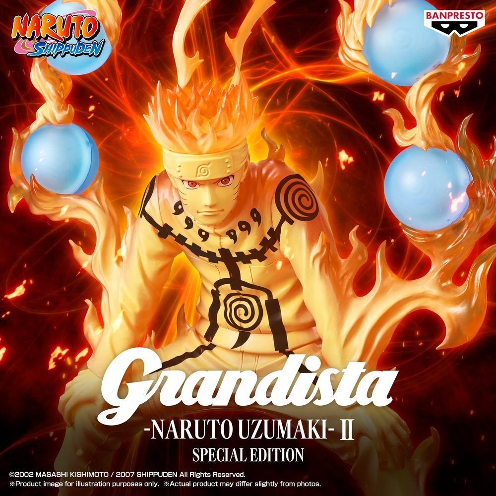 Naruto Shippuden Grandista II Special Edition Naruto Uzumaki figure 27cm - Image 5