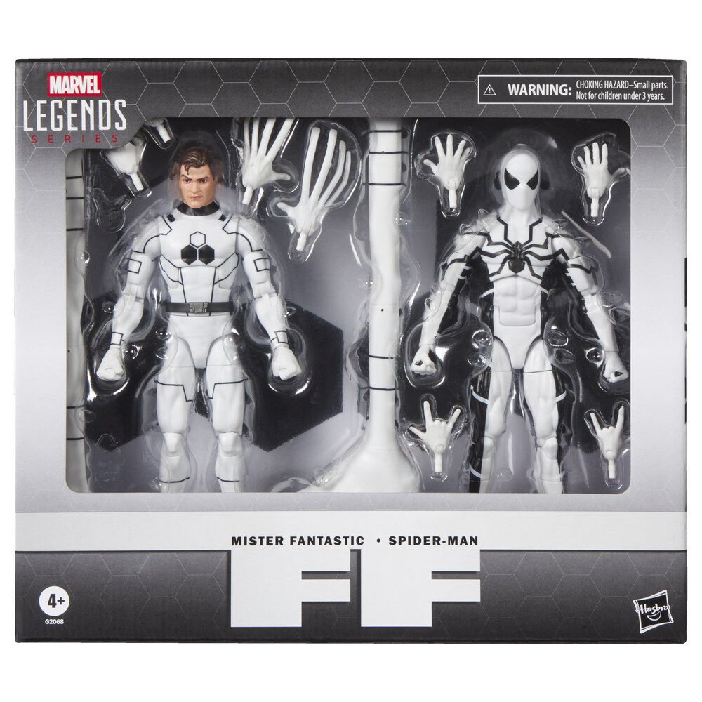 Marvel Legends Series Fantastic Four Mister Fantastic & Spiderman set 2 figures 15cm