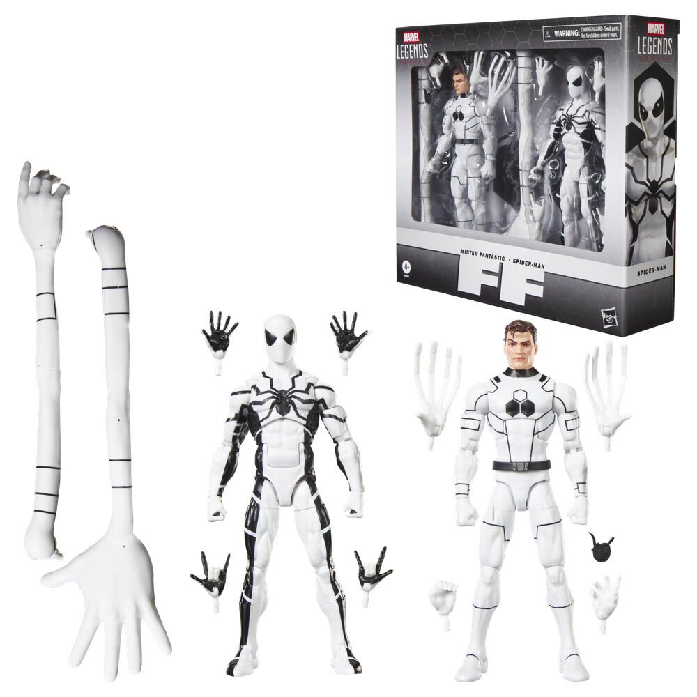 Marvel Legends Series Fantastic Four Mister Fantastic & Spiderman set 2 figures 15cm - Image 13