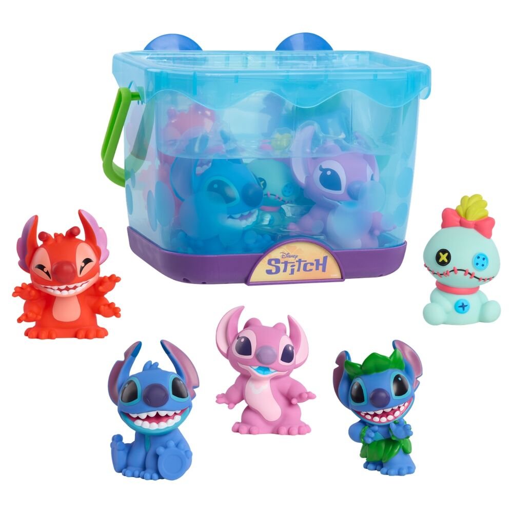 Disney Stitch set of 5 bathroom figures - Image 2