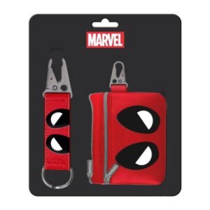 Marvel Deadpool keyring + purse set