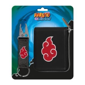 Naruto Clouds keyring + wallet set