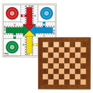 Parcheesi & Chess wooden board