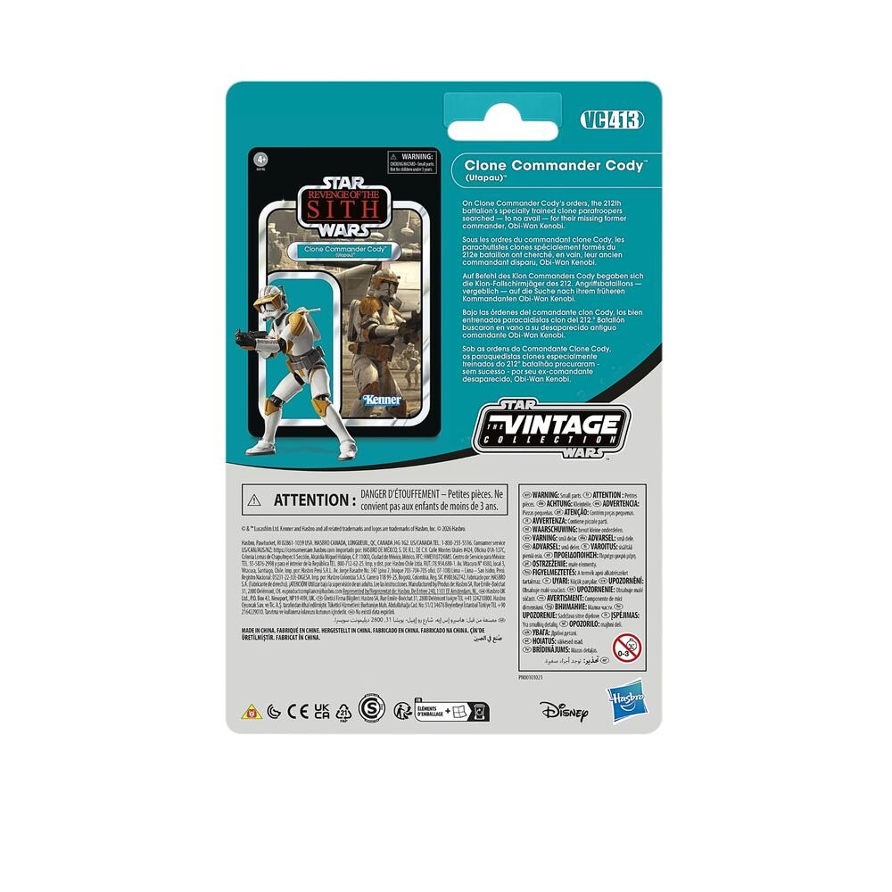 Star Wars Anakin Skywalker & Clone Commander Cody Utapau pack figure 9.5cm - Image 6