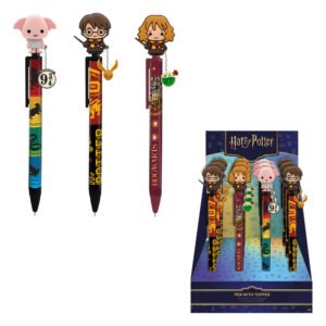 Harry Potter assorted pen with topper and charm