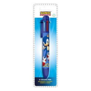 Sonic the Hedgehog 6 colour pen