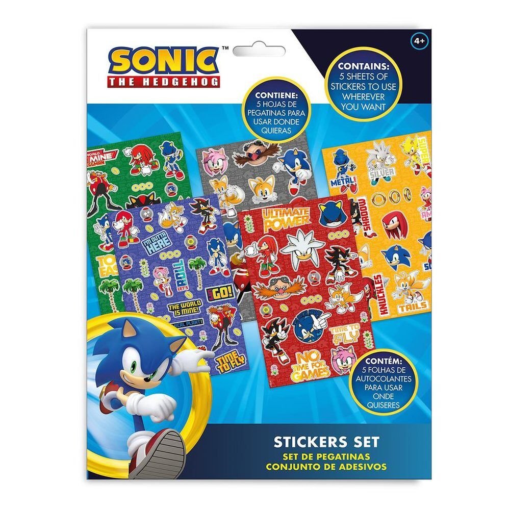 Sonic the Hedgehog stickers set