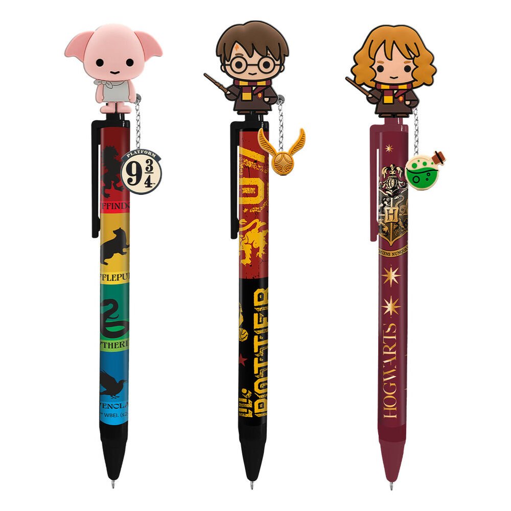 Harry Potter assorted pen with topper and charm - Image 2