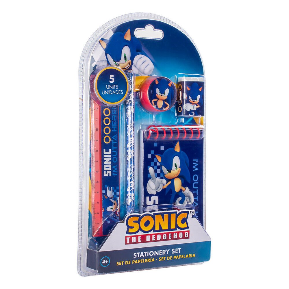 Sonic the Hedgehog stationery set 5 pcs - Image 2