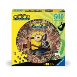 Minions round puzzle 500pcs