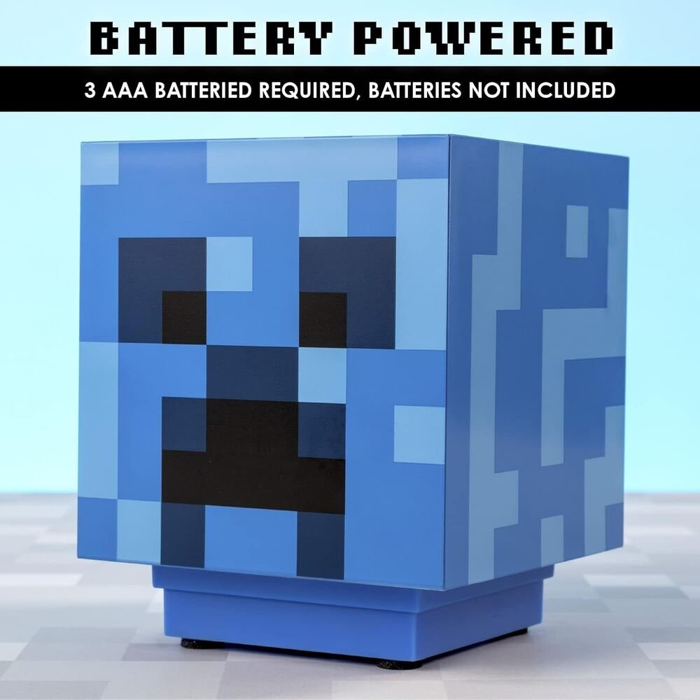 Minecraft Charged Creeper 3D sound lamp