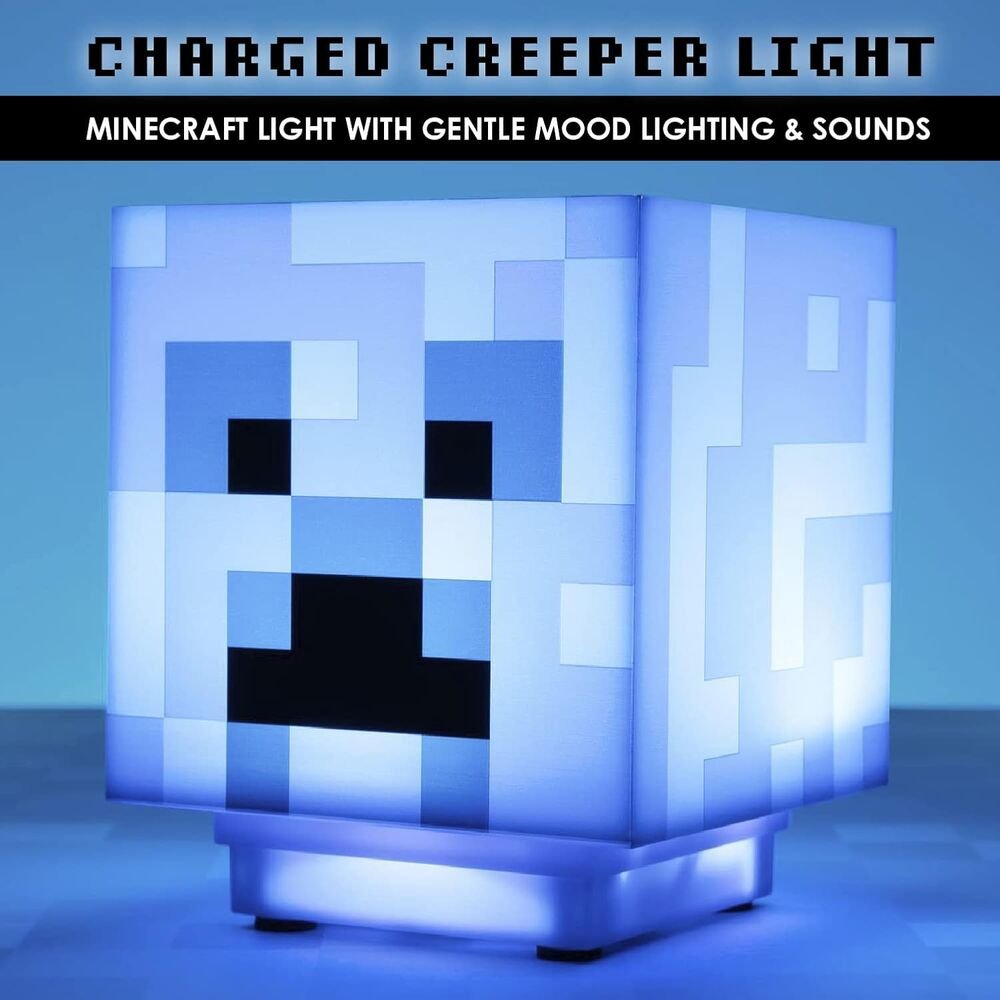 Minecraft Charged Creeper 3D sound lamp - Image 2