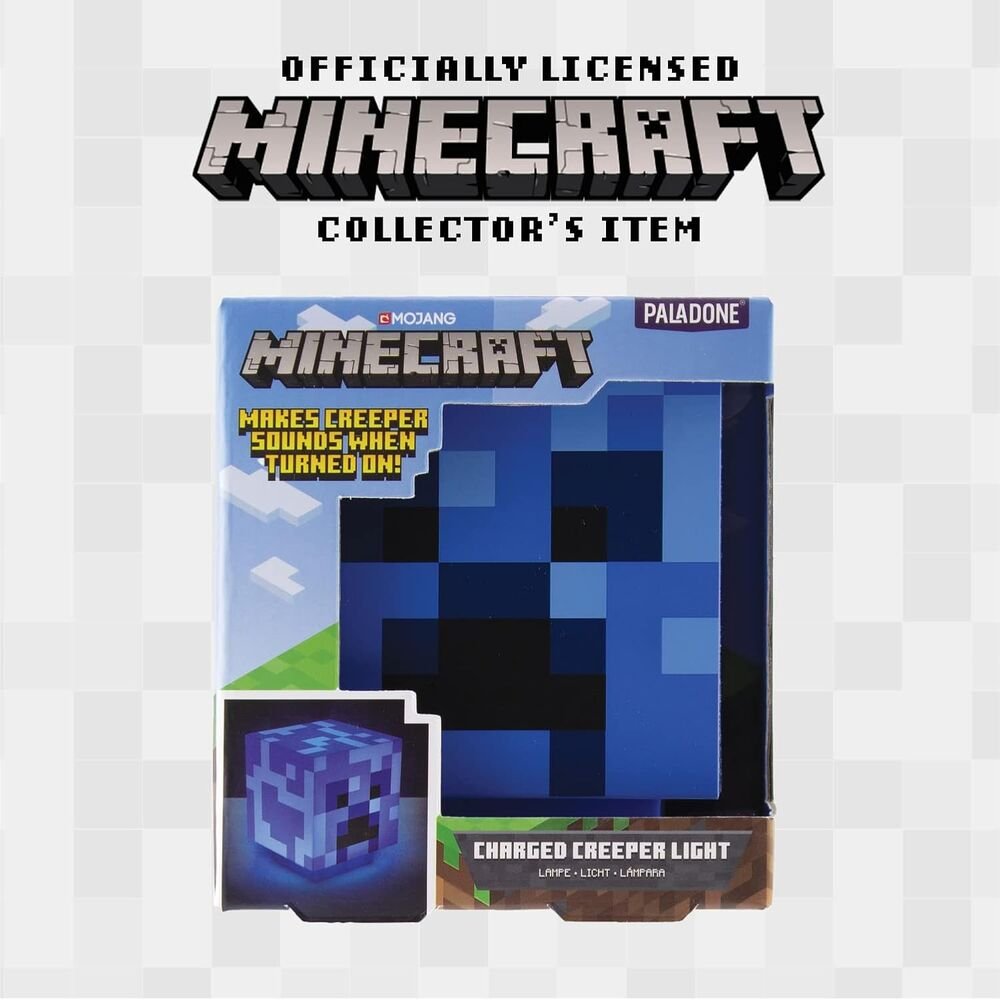 Minecraft Charged Creeper 3D sound lamp - Image 5