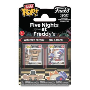 Bitty POP pack 2 figures Five Nights at Freddys Withered Freddy - Sun & Moon