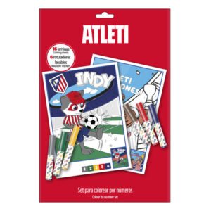 Atletico de Madrid Number coloring set