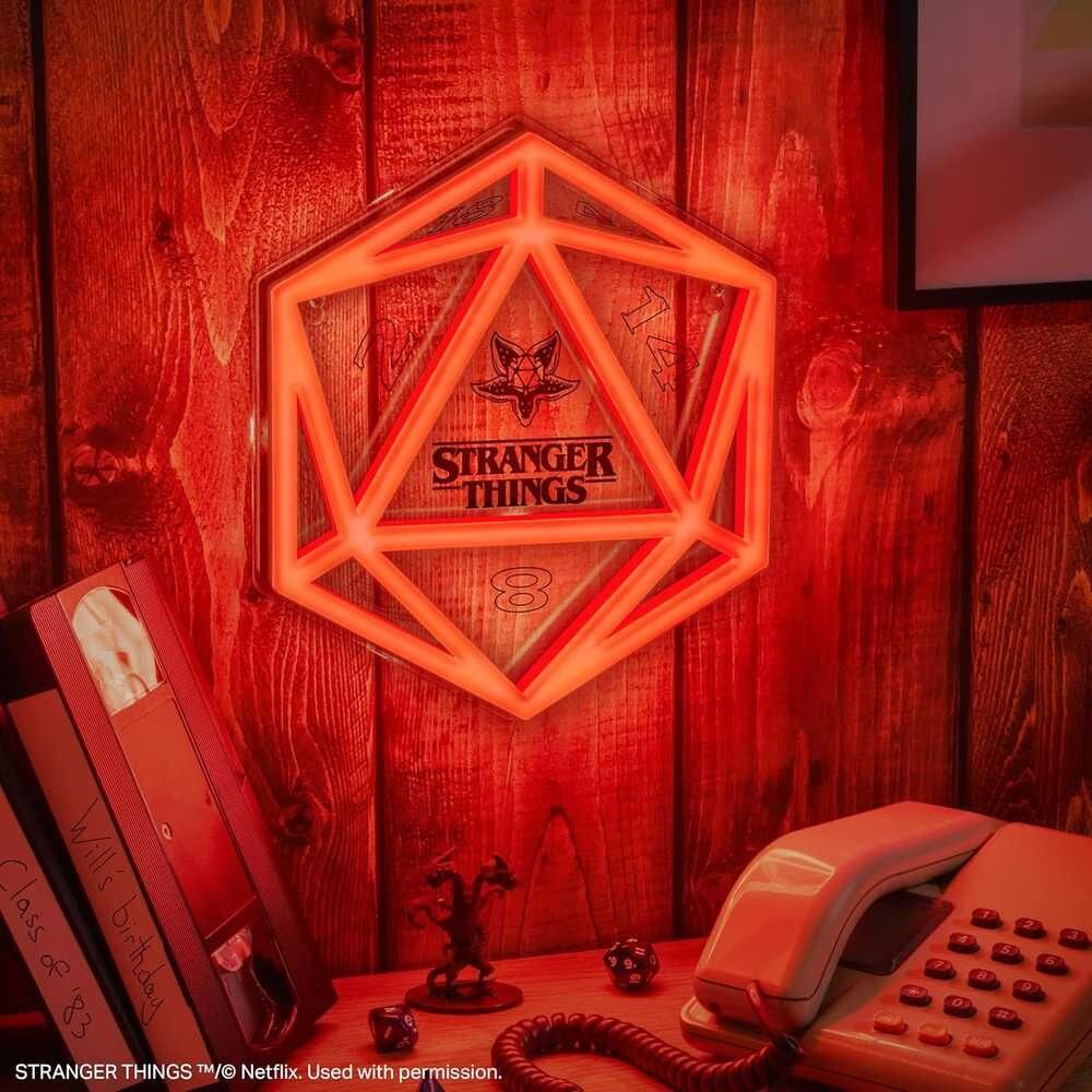 Stranger Things 5 Wall Mountable LED Neon Light - Image 2
