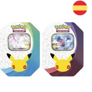 Spanish Pokemon 30 Anniversary Sylveon / Greninja Card Game tin