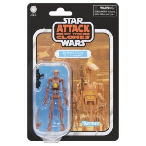 Star Wars Attack of the Clones B1 Battle Droid Commander  figure 9,5cm