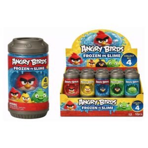 Angry Birds assorted Slime tin + figure