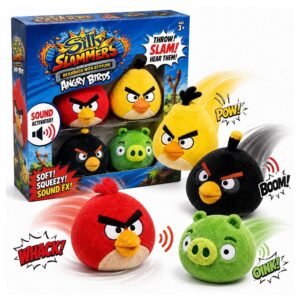 Angry Birds Silly Slammers pack 4 plush toys