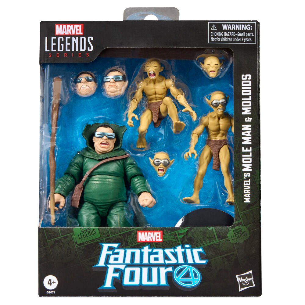 Marvel Fantastic Four Marvels Mole Man & Moloios pack 3 figures 15cm - Image 7