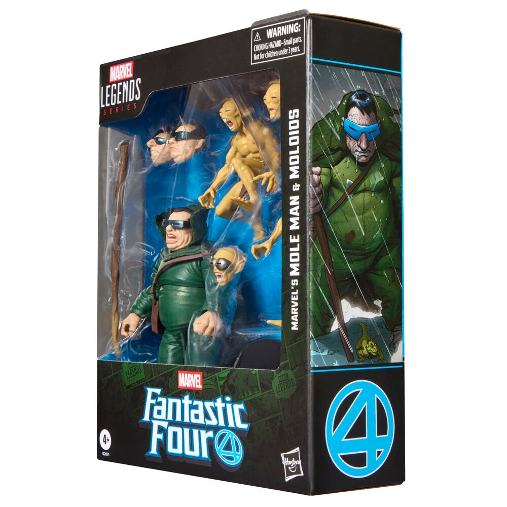 Marvel Fantastic Four Marvels Mole Man & Moloios pack 3 figures 15cm - Image 12