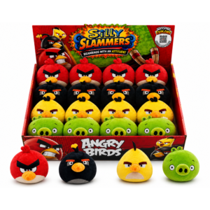 Angry Birds Silly Slammers assorted plush toy 8cm