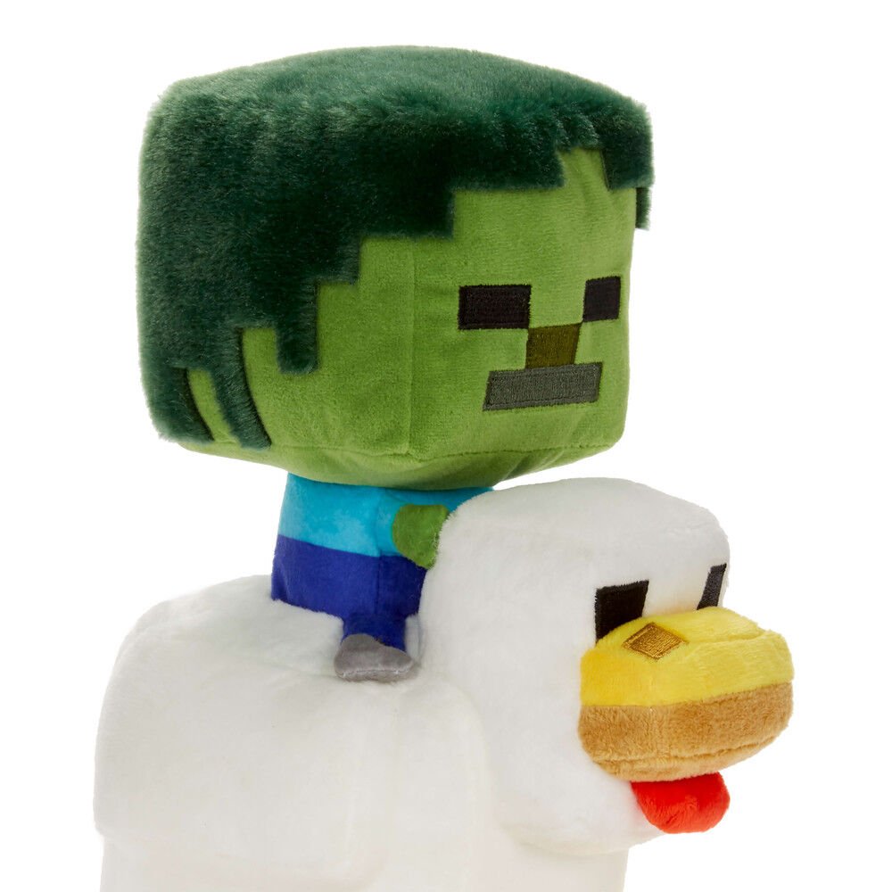 Minecraft Chicken Jockey plush toy 20cm - Image 4
