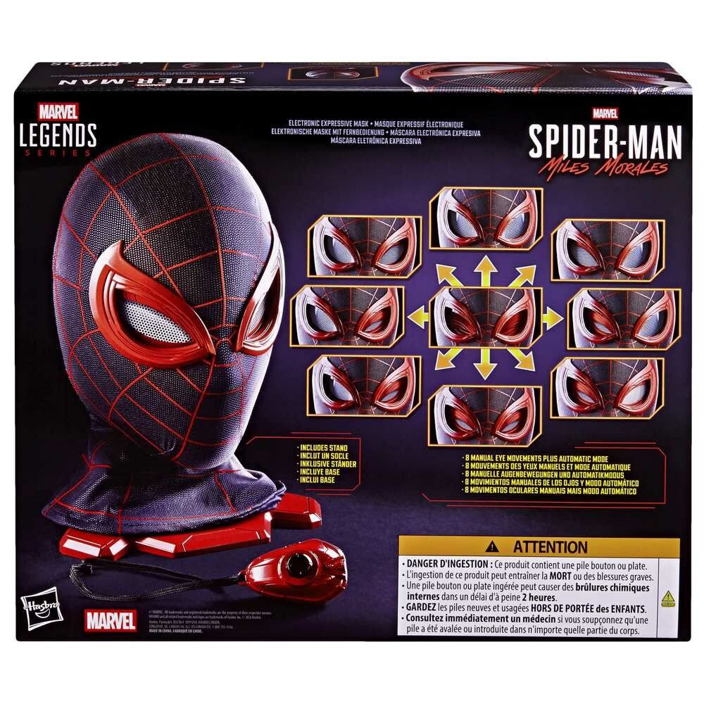 Marvel Legends Series Spider-Man Miles Morales electronic mask - Image 5