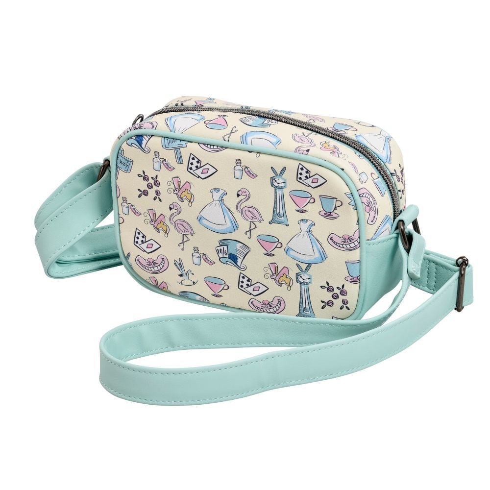Loungefly Disney Alice In Wonderland Floral Scene Aiw Pastel Aop shoulder bag - Image 3
