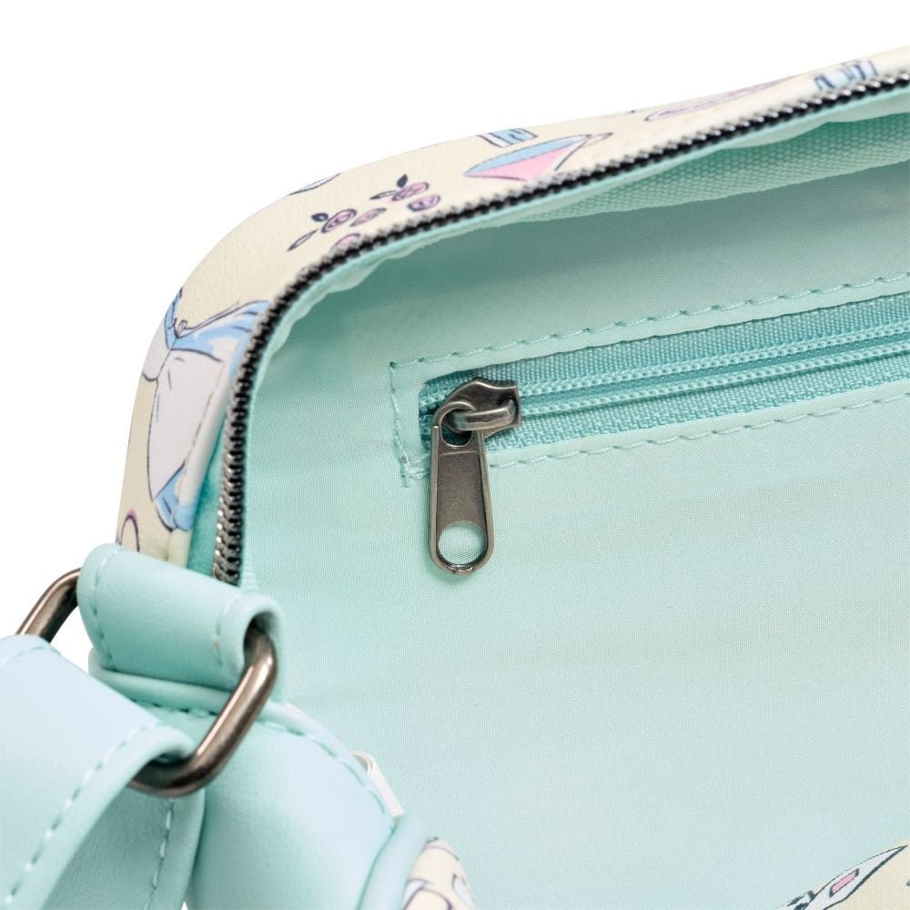 Loungefly Disney Alice In Wonderland Floral Scene Aiw Pastel Aop shoulder bag - Image 4