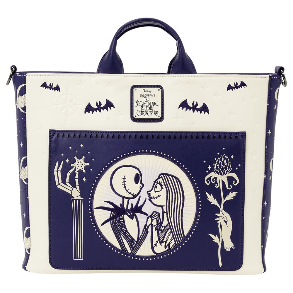 Loungefly Disney Nightmare Before Christmas Jack Skellington & Sally Night Backpack bag - Image 3