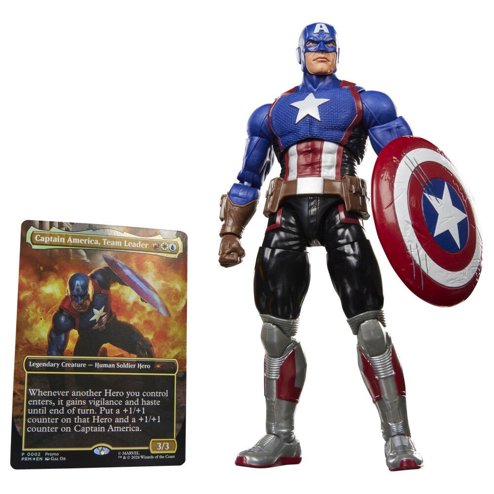 Marvel Legends Series Magic The Gathering Captain America Avengers Twilight figure 15cm - Image 4